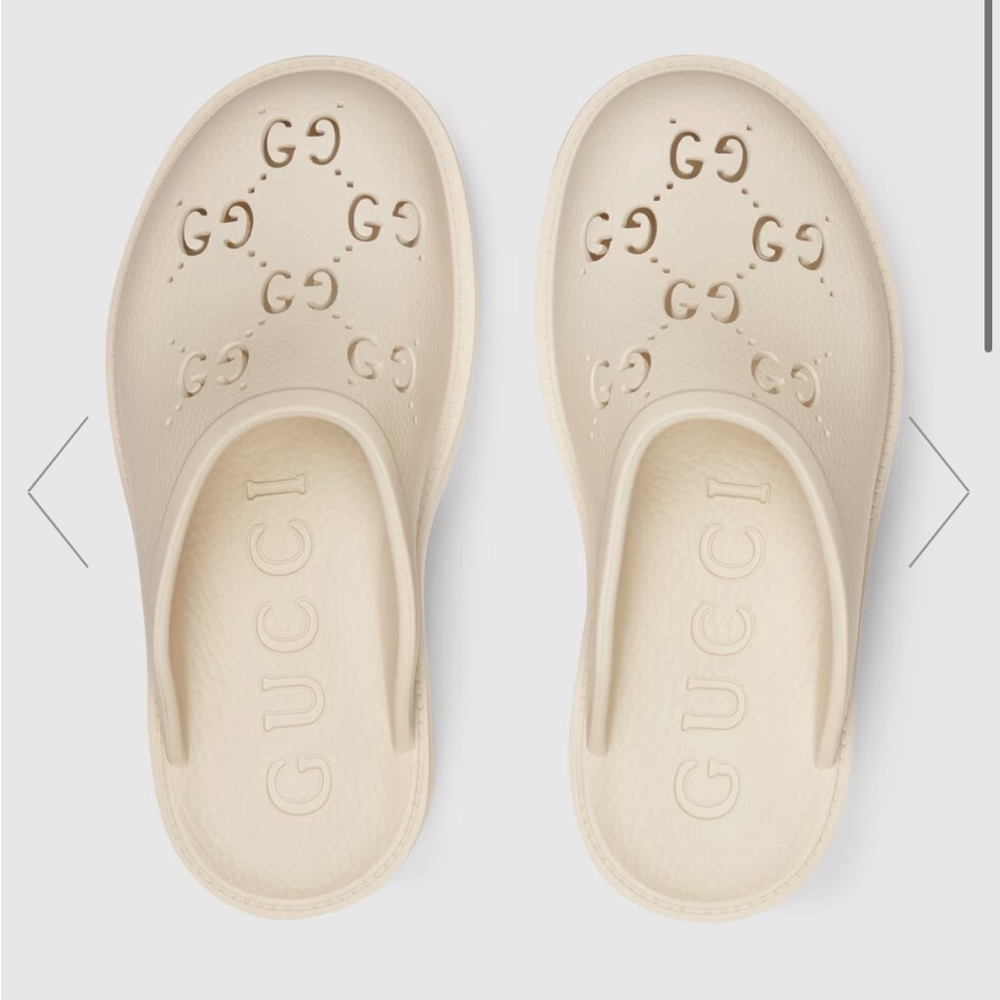 Platform Gucci mules